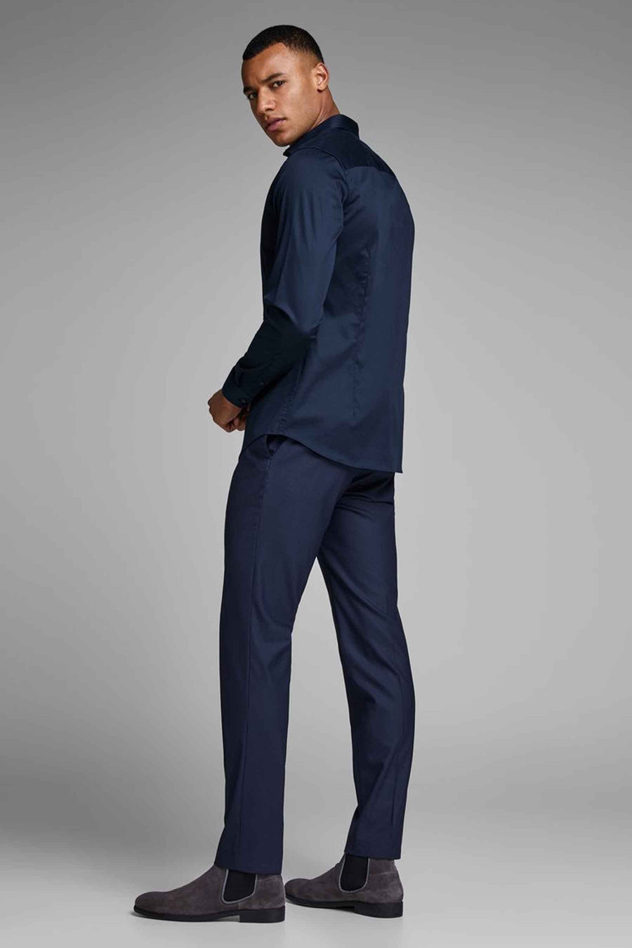 Hemd (lange mouwen) Blauw - PREMIUM by JACK & JONES - PREMIUM by JACK & JONES