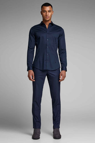 Hemd (lange mouwen) Blauw - PREMIUM by JACK & JONES - PREMIUM by JACK & JONES