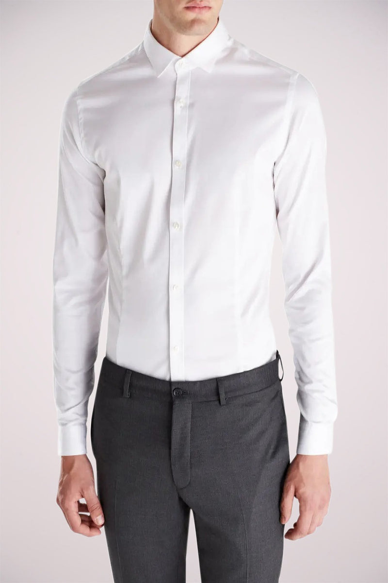 Hemd (lange mouwen) Wit - PREMIUM by JACK & JONES