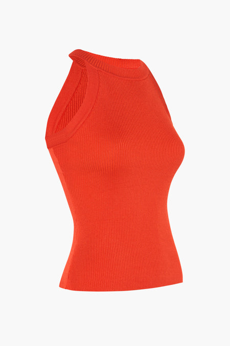 Top - orange
