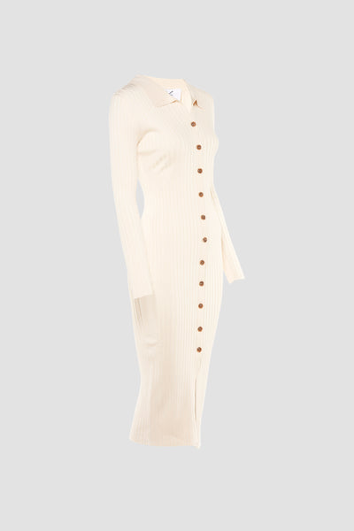 Kleedjes (lange mouwen) Beige - MILLENIUM