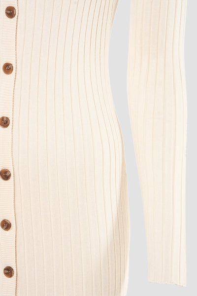 Kleedjes (lange mouwen) Beige - MILLENIUM