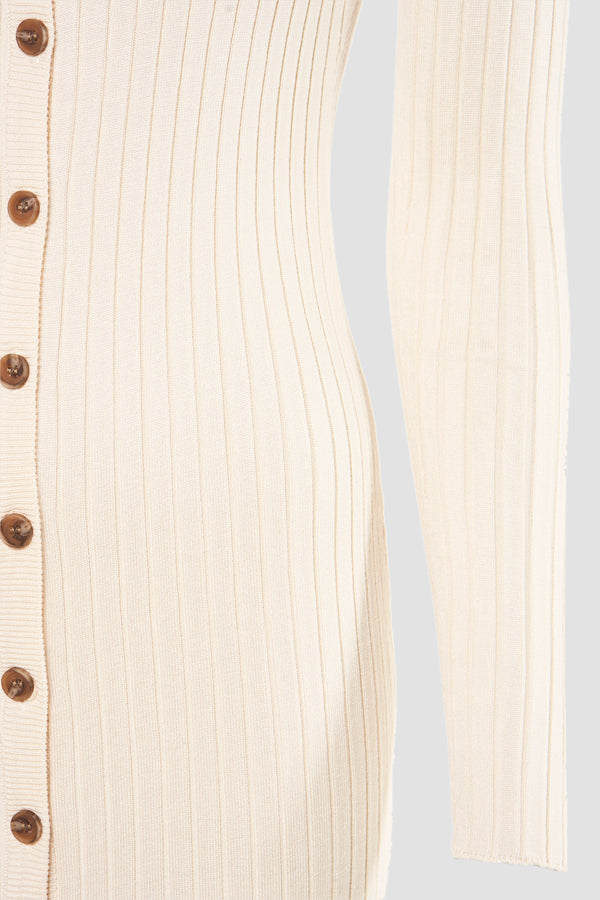 Kleedjes (lange mouwen) Beige - MILLENIUM