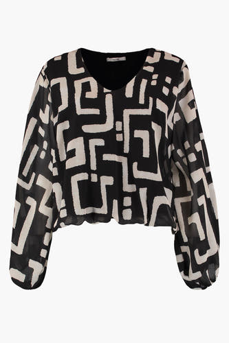 Blouse - noir