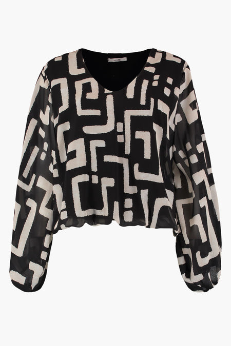 Blouse - zwart