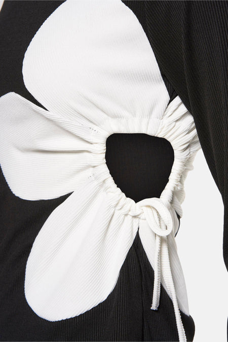 T-shirt met lange mouwen - zwart