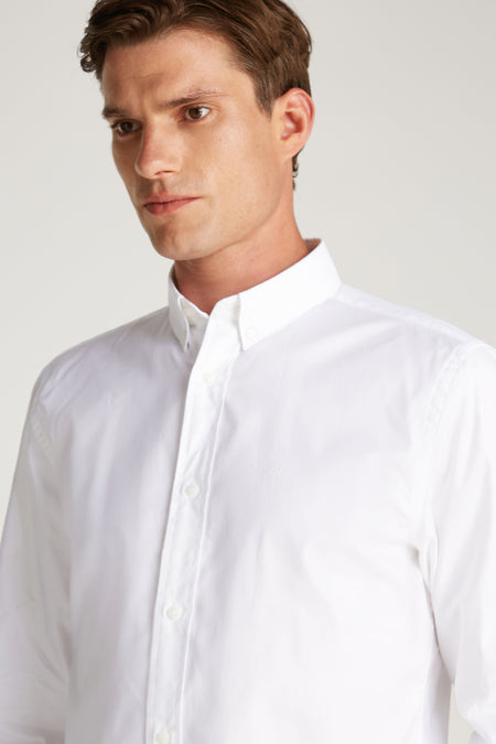 Hemd (lange mouwen) Wit - Calvin Klein
