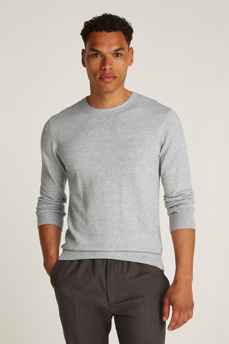 Sweater met ronde hals Grijs - Calvin Klein