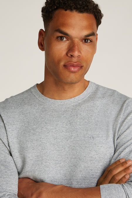 Sweater met ronde hals Grijs - Calvin Klein