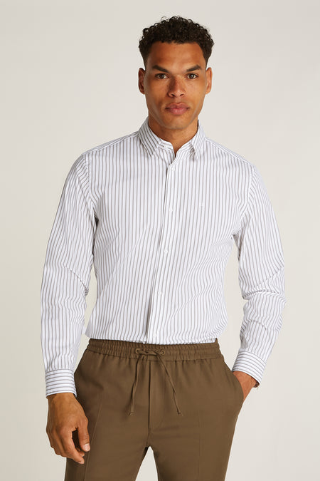 Hemd (lange mouwen) Ecru - Calvin Klein
