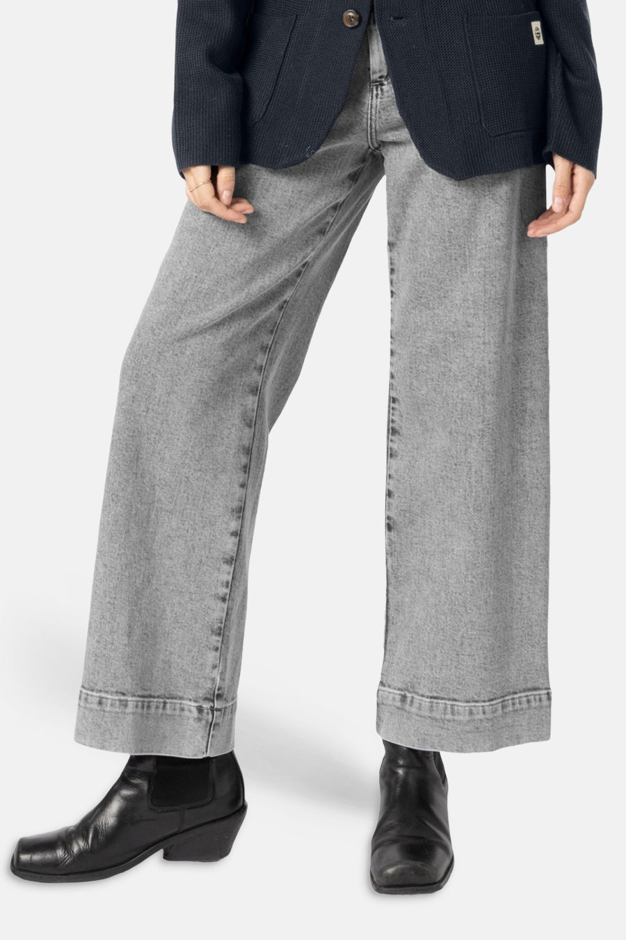 KELLY - mid grey denim