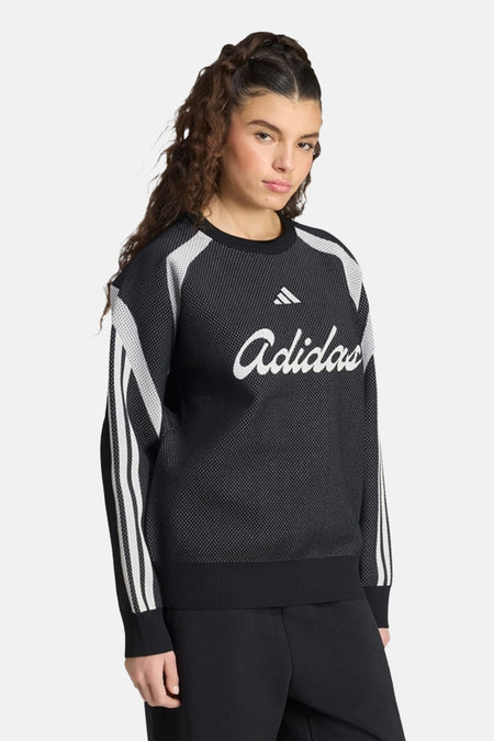 Pull O-hals - zwart