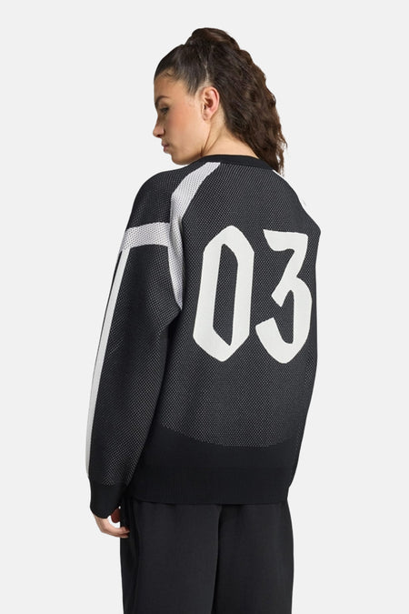 Pull O-hals - zwart