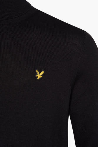 Trui met rolkraag zwart - LYLE & SCOTT