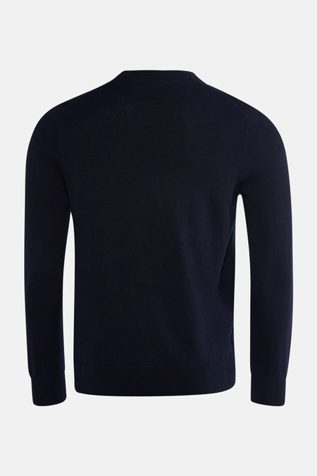 Trui met ronde hals blauw - LYLE & SCOTT