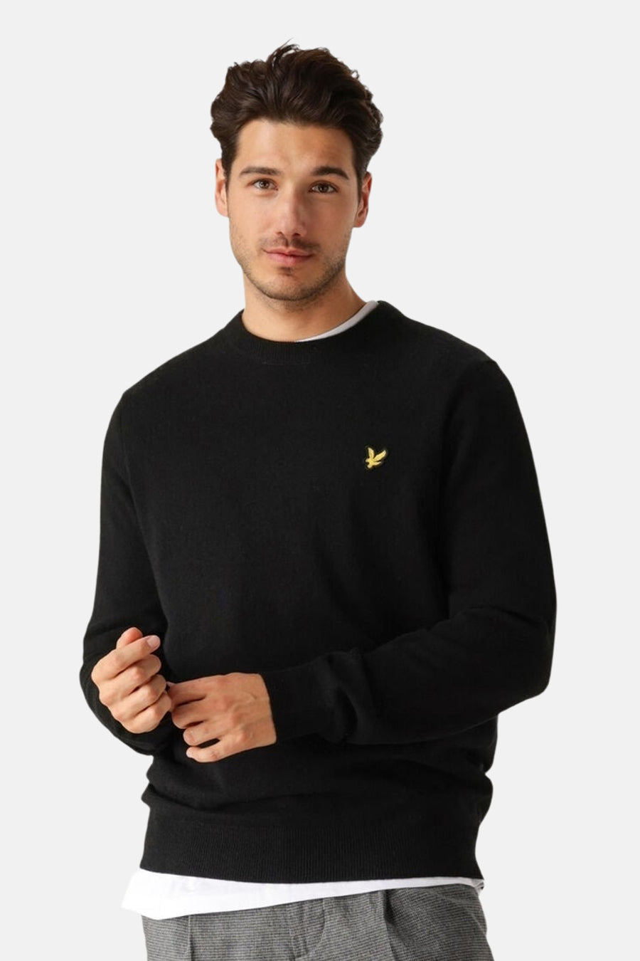 Pull O-hals - zwart
