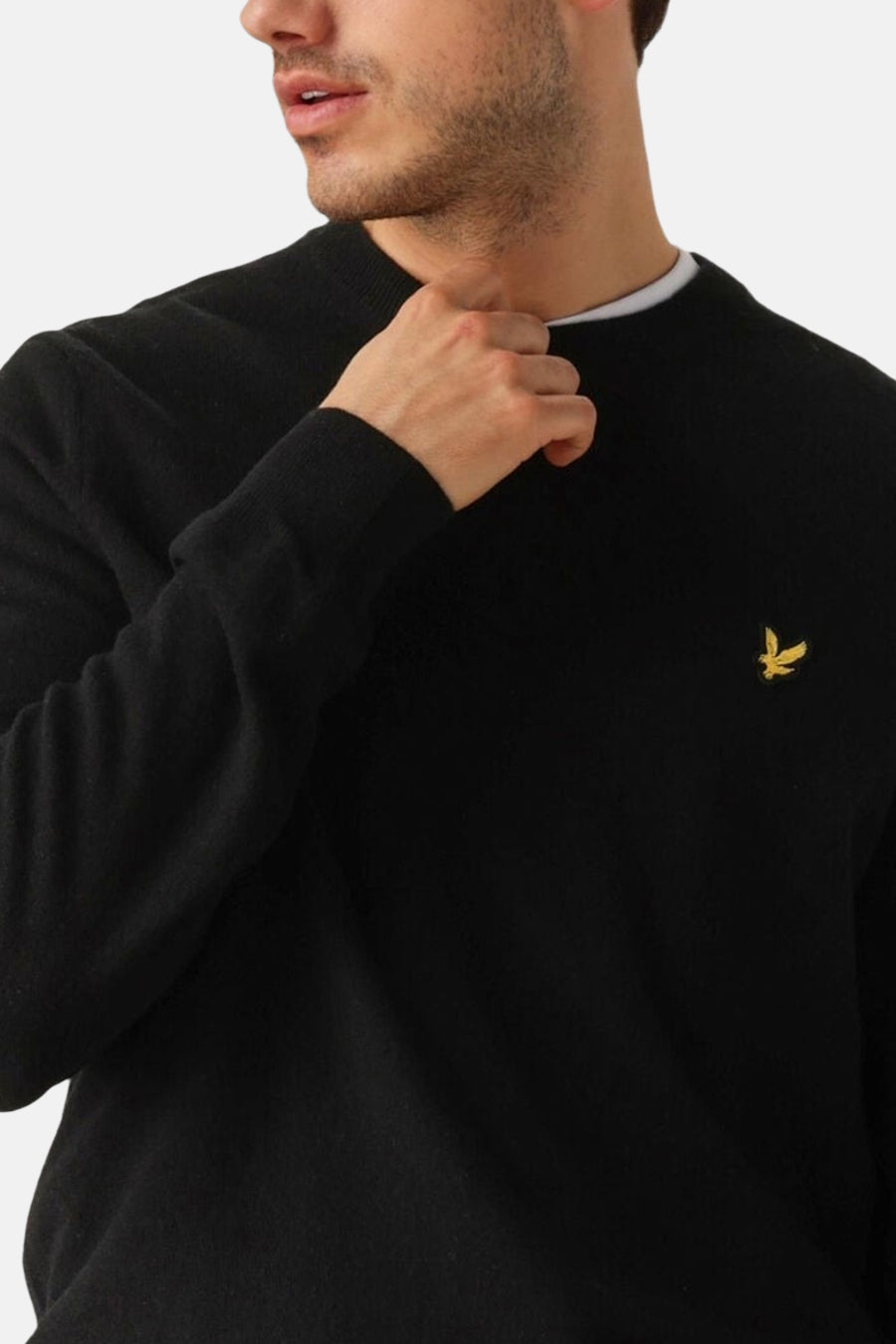 Pull O-hals - zwart