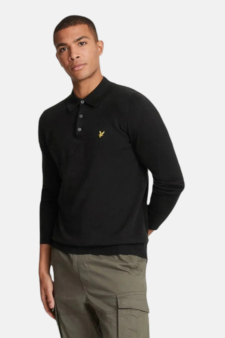 Pull col V bleu - LYLE & SCOTT