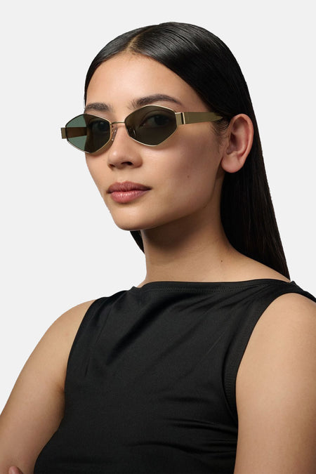 Lunettes de soleil - doré