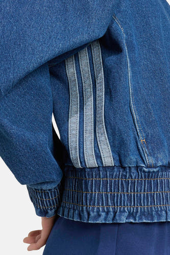 Korte jas - mid blue denim