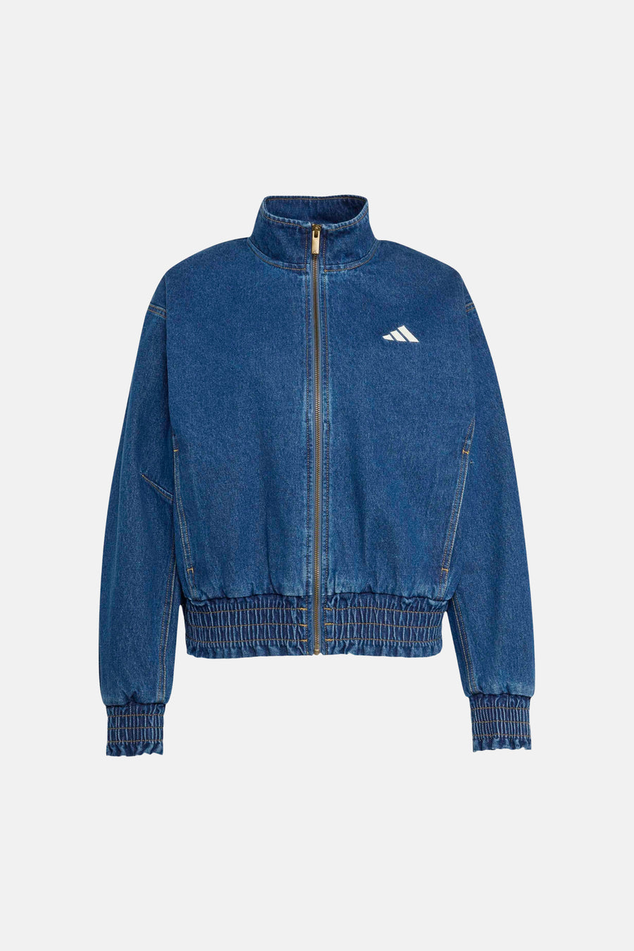 Korte jas - mid blue denim