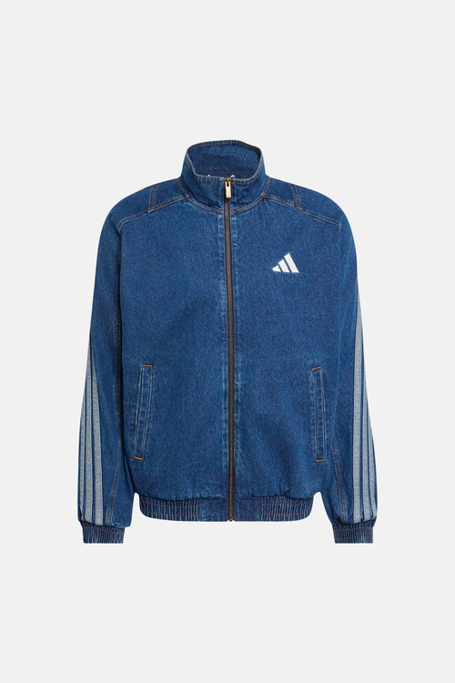 Korte jas - mid blue denim