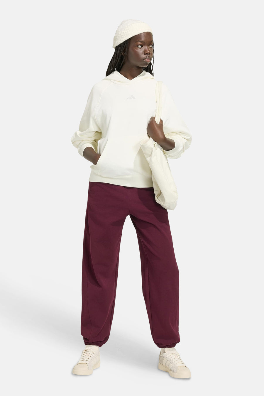 Sweater met kap - ecru