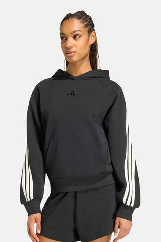 Sweater met kap - zwart