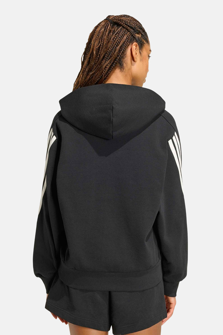 Sweater met kap - zwart