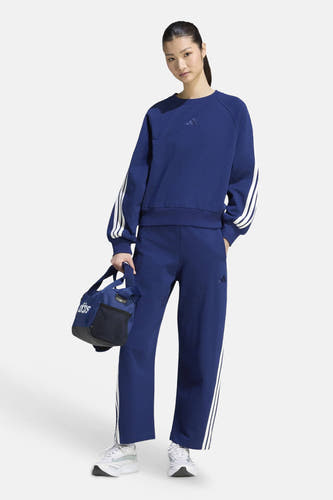 Sweat col O - bleu