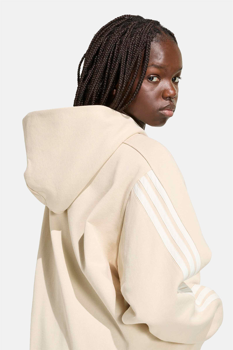 Sweater met kap - beige