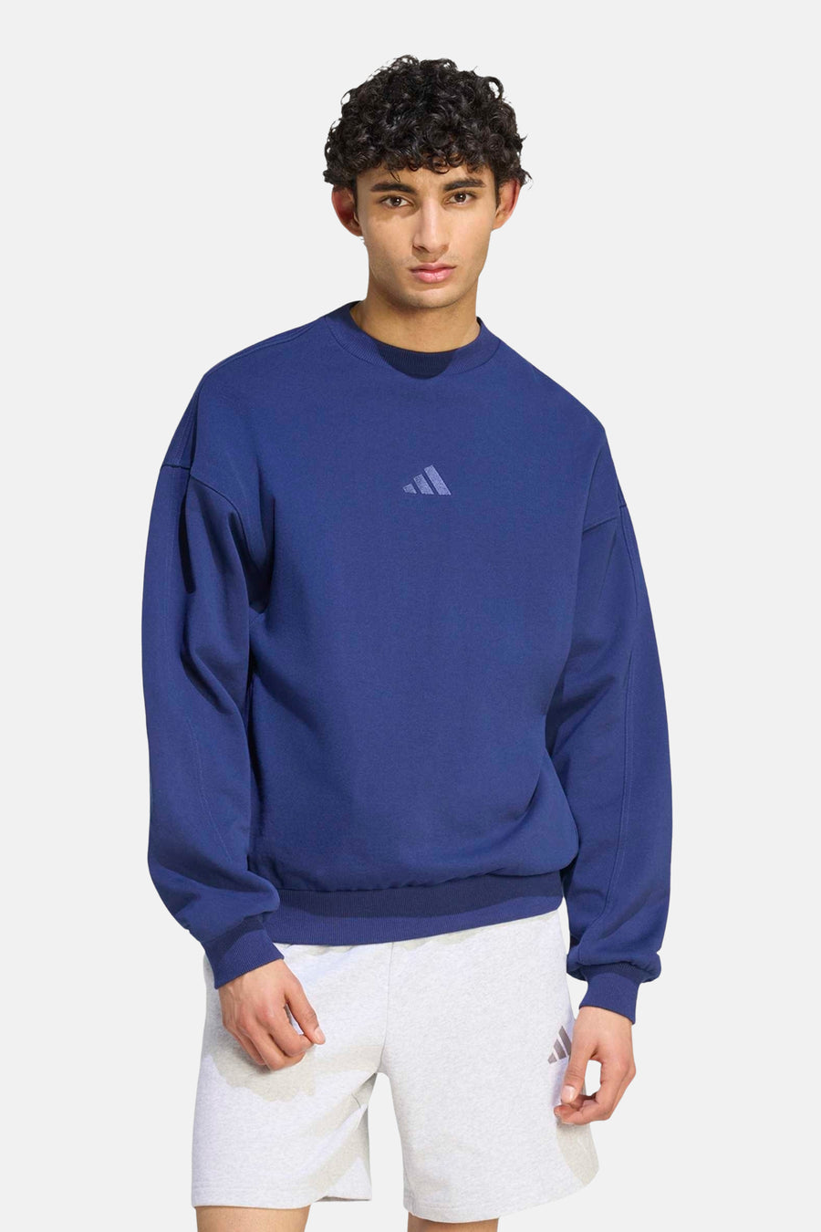 Sweater O-hals - blauw