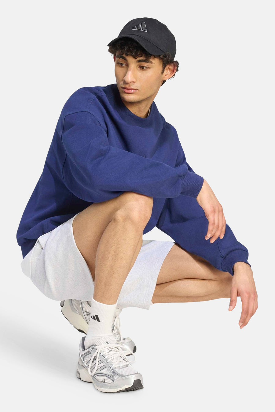 Sweater O-hals - blauw