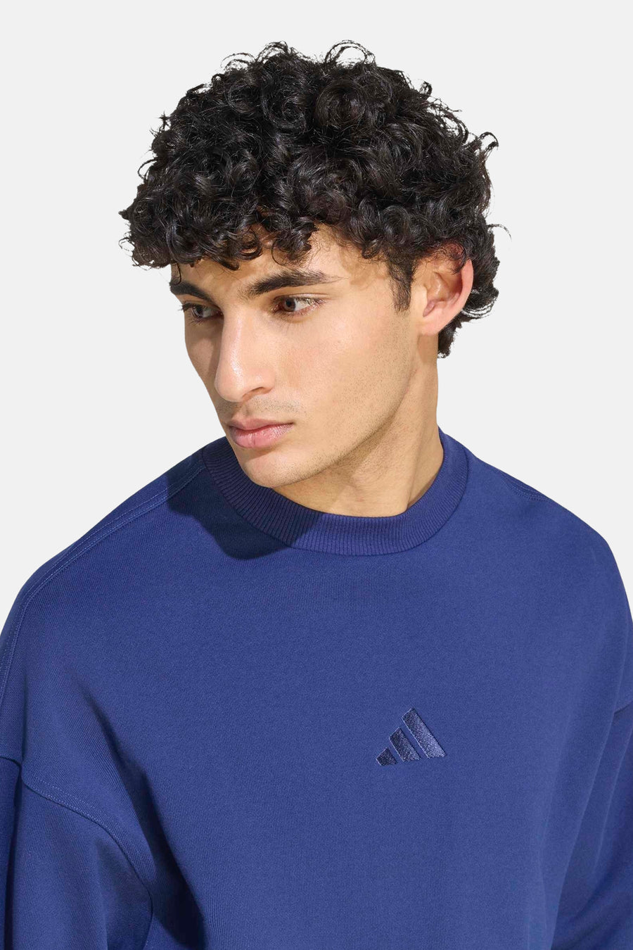 Sweater O-hals - blauw