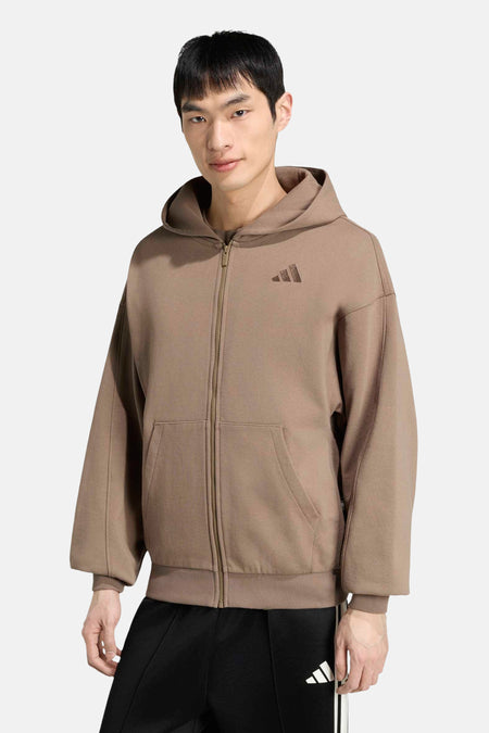 Sweat (gilet) brun - ADIDAS