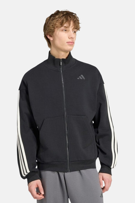 Sweat col O - noir