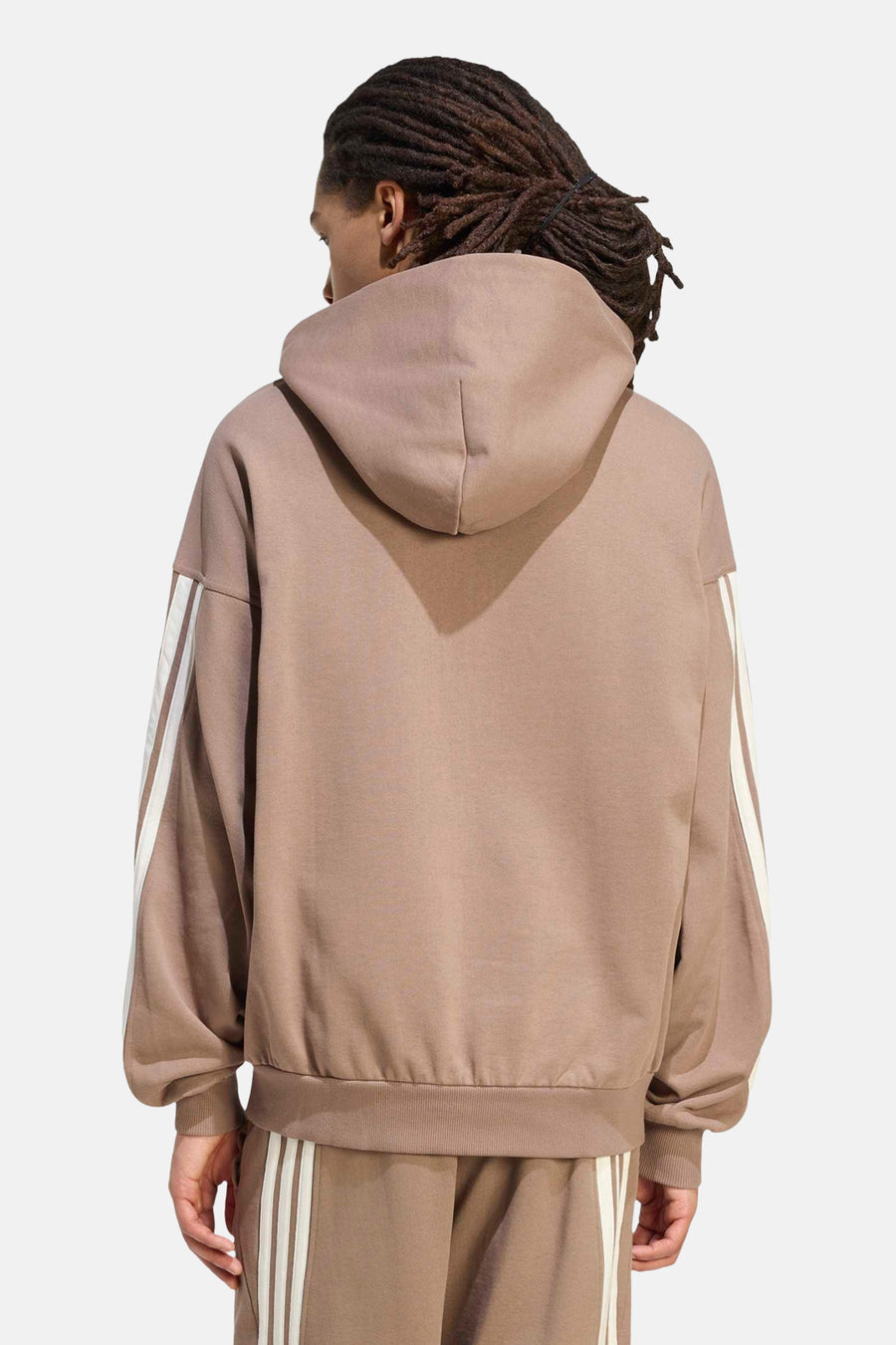 Sweater met kap - bruin