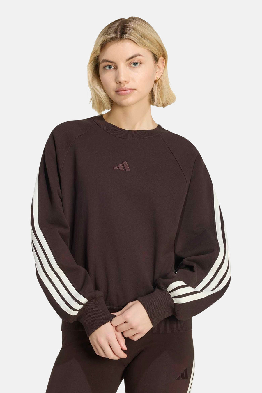 Sweater O hals - bruin