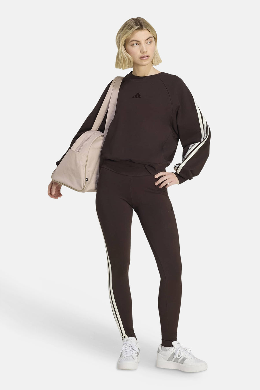 Sweater O hals - bruin