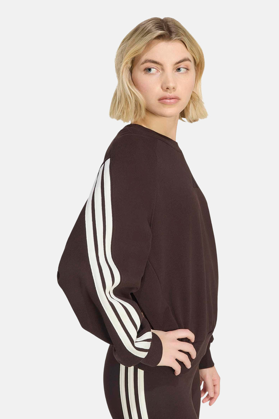 Sweater O hals - bruin