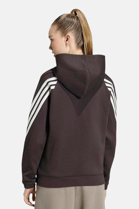 Sweater met kap - bruin