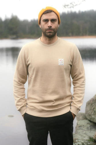 Sweater O-hals - Beige