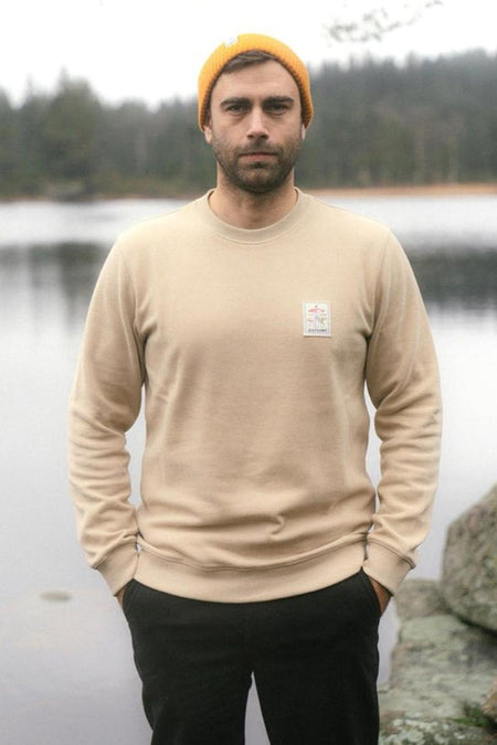 Sweat col O Écru - LAKOR