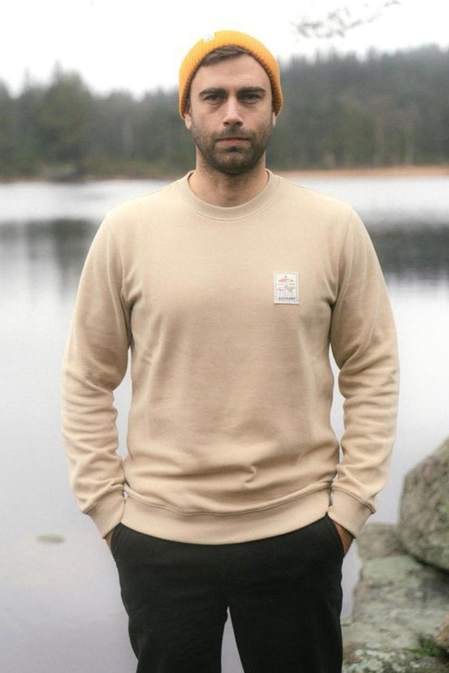Sweater O-hals - Beige