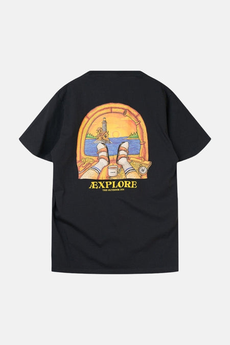 T-shirt (manches courtes) noir - LAKOR