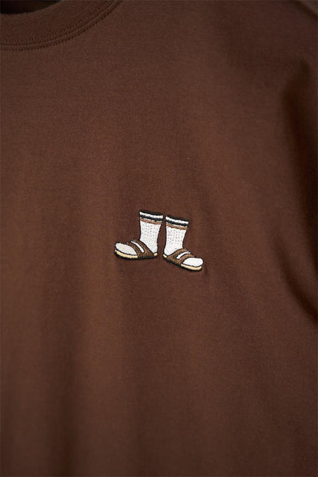 T-shirt à manches courtes - brun