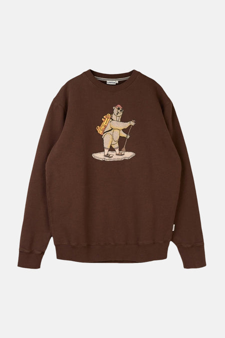 Sweat col O brun - LAKOR