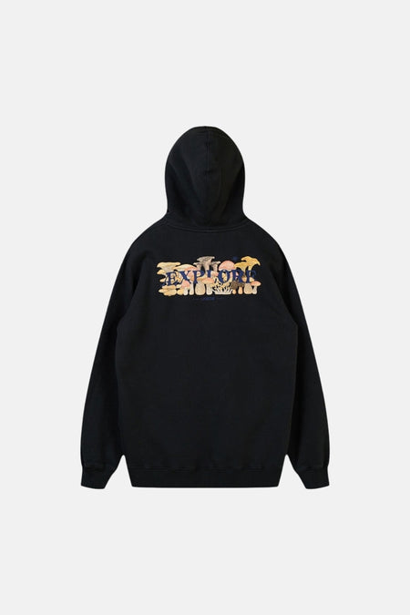 Sweat à capuche noir - LAKOR