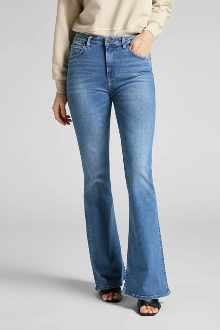 Jeans flared Light blue denim - Lee®