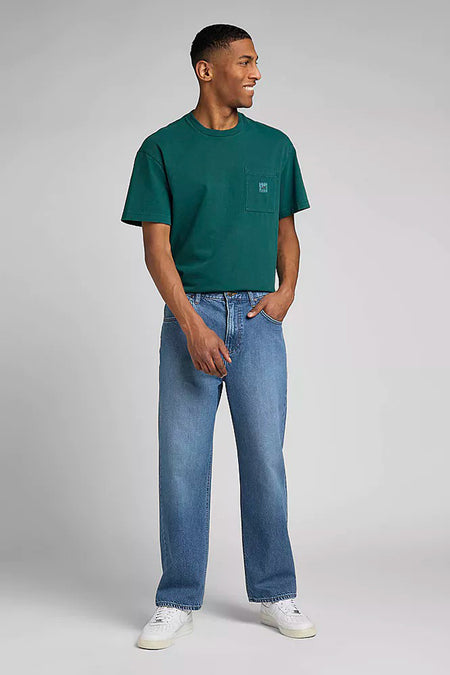 Jean &agrave; coupe droite - gris